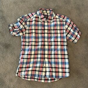 Men’s Patagonia button (snap) shirt in technical material